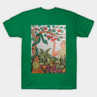 Eve in the Garden of Eden T-Shirt